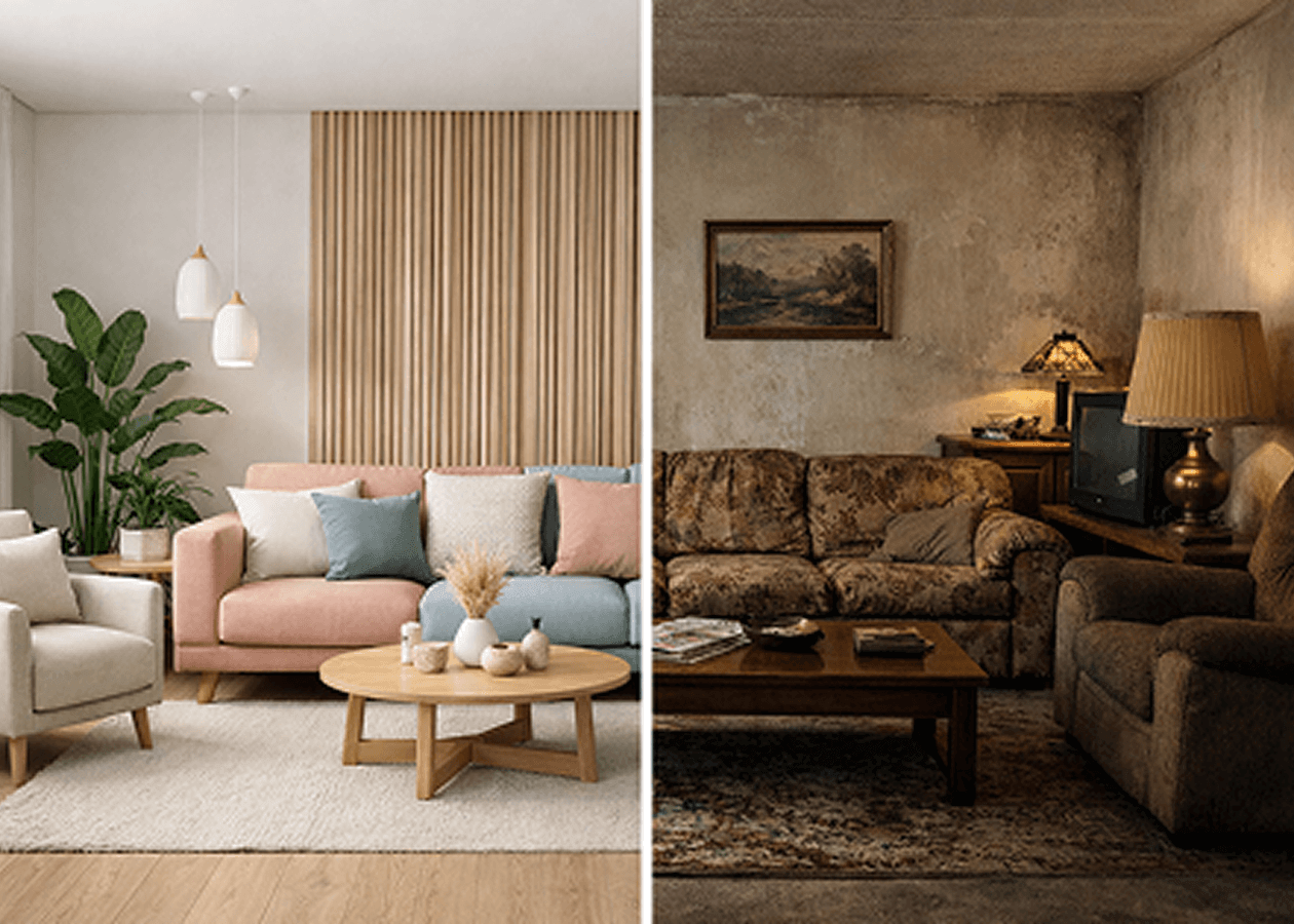Virtual AI interior designer showcasing creative space ideas